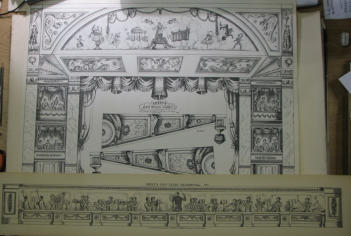 Skelt New Stage front and orchestra front - Skelt 1948 UK Print