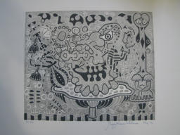 11 of 19 lino prints by Roger Whitmore - Roger Whitmore 1971/72/73/74/ UK Lino prints