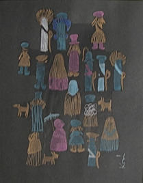 Petrushka. 'Peasants' - Ivan Koos 1970s Hungary Design