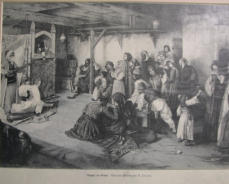 Kasperle in the Orient. From 'Uber Land und Heer' magazine - From a painting by D. Israel. 1896 Germany Magazine page