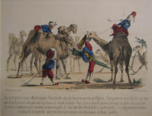 The Mediterranean travels of Polichinelle - Albert Chereau 19th Century France Lithograph