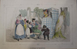 La Baraque de Polichinelle - E. Torey 19th Century France Print