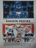 Krejik Hrdaina'.Kragjske Divadlo Loutek Ostrava.  Toy theatre and jigsaw - Jiri Jaros 20th Century Czech programme