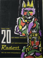 Radiost puppet Theatre. 1950 -1970 aniversary - 1970 Czech poster 