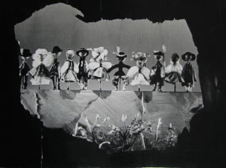 Marcinec Puppet Theatre. Najtzielniejszy z rycerzy by Ewa Szelburg-Zarembina - Grazyna Wyszomirska 20th Century Poland photograph 