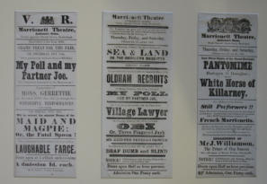 Anderson Stairs Marionette Theatre - 19th Century UK 3 playbills 