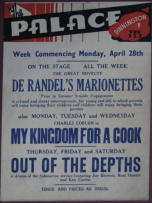 De Randlel's Marionettes - De Randel 20th Century UK Playbill