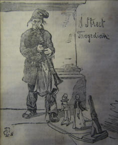 A Street Tradegedian - 19th Century UK print