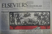 Elseviers 9th October 1965. Political Wayang Kulit cartoon - Joeie 1965 Holland Newspaper 
