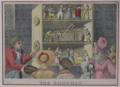 The Show Man - 19th Century UK Coloured print 