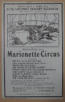 Frenaud's Marionette Circus - Henri Fremaud 1937 Frence Playbill