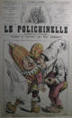 Le Polichinelle. Issue 42. 13th December 1874 - 1874 France Hand coloured newspaper