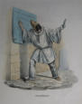 Pulcinella - 19th Century UK Print 