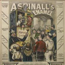 Aspinall's Enamel. From The Illustrated Sporting and Dramitic News. 2nd November 1889 - 1889 UK Magazine page