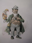 Punch and Judy Man - Kyd 20th Century UK Print 